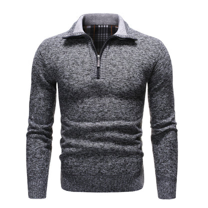 Herren Pullover mit Reverskragen – Figurbetonte Passform