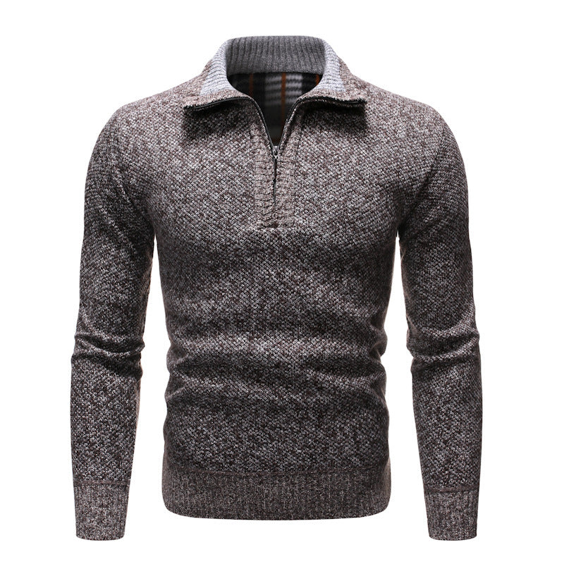 Herren Pullover mit Reverskragen – Figurbetonte Passform