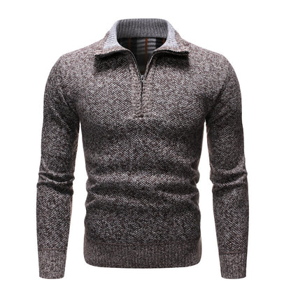 Herren Pullover mit Reverskragen – Figurbetonte Passform