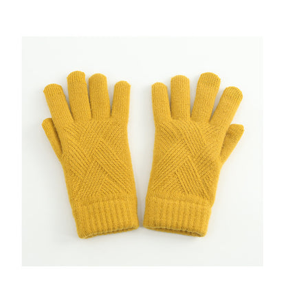 Woll-Touchscreen-Handschuhe für Männer und Frauen im Winter