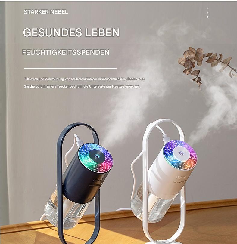 Magic Shadow USB-Luftbefeuchter für Zuhause mit Projektionsnachtlichtern Ultraschall-Autonebelhersteller Mini-Büro-Luftreiniger