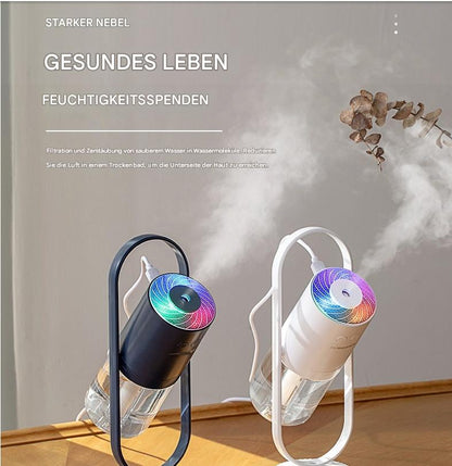 Magic Shadow USB-Luftbefeuchter für Zuhause mit Projektionsnachtlichtern Ultraschall-Autonebelhersteller Mini-Büro-Luftreiniger
