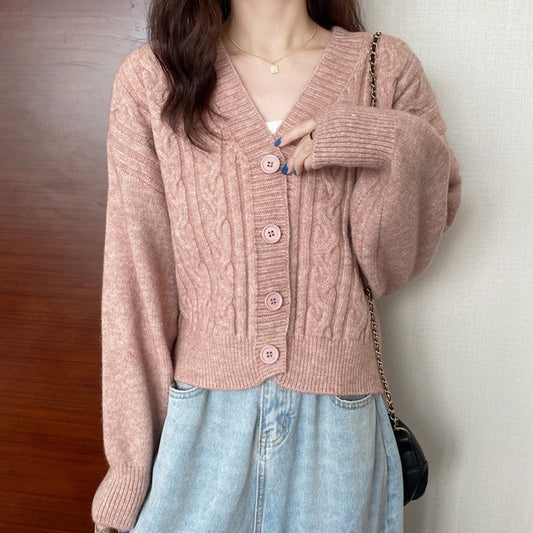 Twist Pullover Strickjacke Jacke Frauen Herbst Jacke