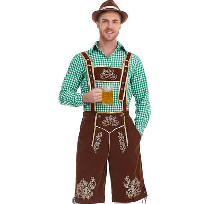 Fashion Personalized Beer Festival Men's Overalls Suit