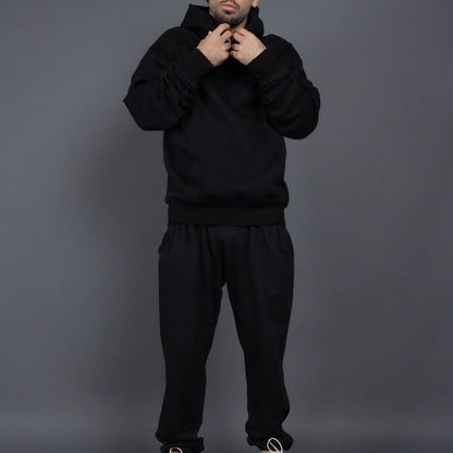 Herren Freizeitanzug – Kapuzenpullover & Jogginghose aus Baumwolle