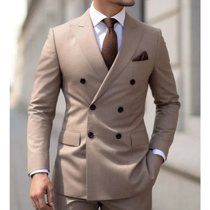 Herrenanzug Zweiteilig – Business-Stil mit schmalem Schnitt