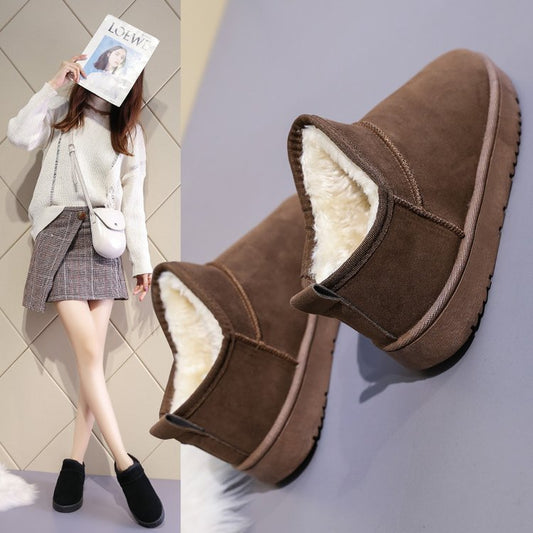 Verdickte Plüschstiefel für Damen