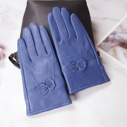 Schmetterlingshandschuhe im koreanischen Stil mit geteilten Fingern für Damen