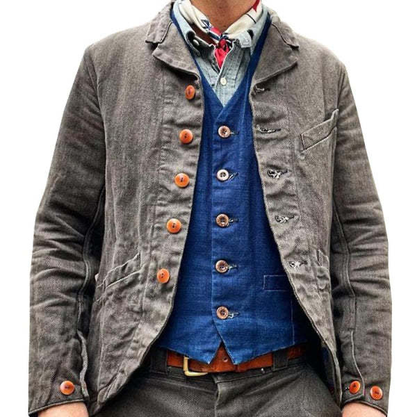 Herren Jeansjacke im Heavy-Wash-Look – Lockerer Schnitt für jede Jahreszeit