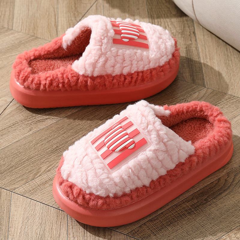 Neue farblich passende Lammhausschuhe für drinnen und draußen, rutschfeste Boden-Schlafzimmer-Hausschuhe, warme Winterschuhe für Damen und Herren
