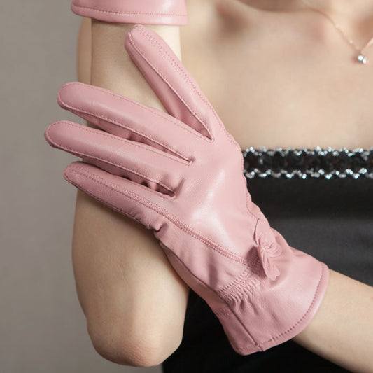 Schmetterlingshandschuhe im koreanischen Stil mit geteilten Fingern für Damen