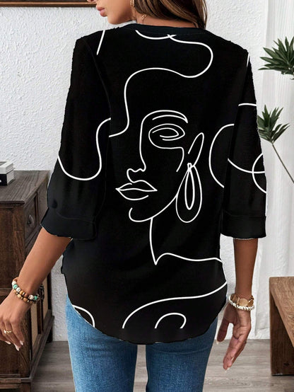 Damen Kleidung Damen Casual Büro Bluse