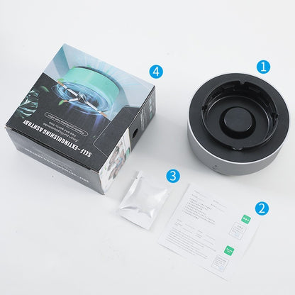 Rauchentfernung Luftreinigung Aschenbecher Anionenreinigung Praktischer automatischer Luftreiniger Aschenbecher Tragbare Gadgets für Autoaschenbecher