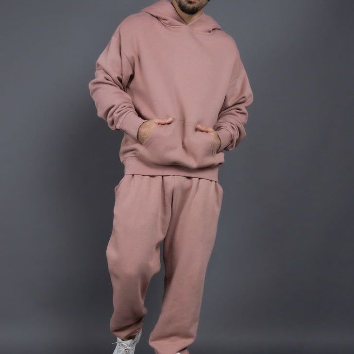 Herren Freizeitanzug – Kapuzenpullover & Jogginghose aus Baumwolle