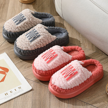 Neue farblich passende Lammhausschuhe für drinnen und draußen, rutschfeste Boden-Schlafzimmer-Hausschuhe, warme Winterschuhe für Damen und Herren