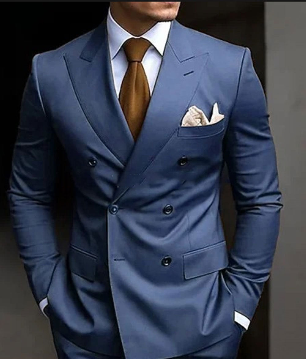 Herrenanzug Zweiteilig – Business-Stil mit schmalem Schnitt