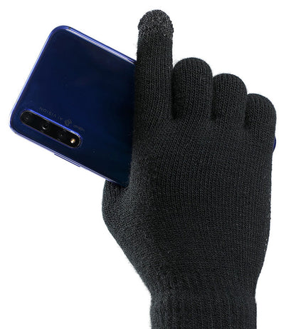 Winter-Strickhandschuhe für Männer und Frauen, warm, zum Radfahren, kältebeständig, rutschfest, dreieckig, versetzt, warme Handschuhe