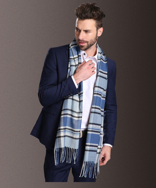 Herren Schal – Kariertes Winteraccessoire aus Polypropylen