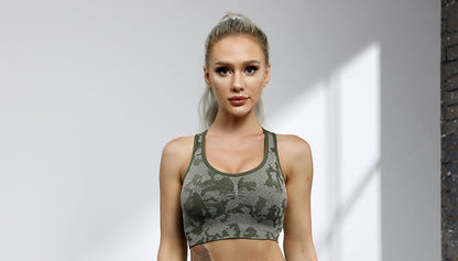 Sport-BH Hüftheben Fitness Shorts Grenzüberschreitender Sportanzug Nahtloser Yoga-Anzug Damen