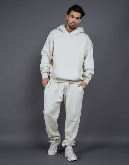 Herren Freizeitanzug – Kapuzenpullover & Jogginghose aus Baumwolle