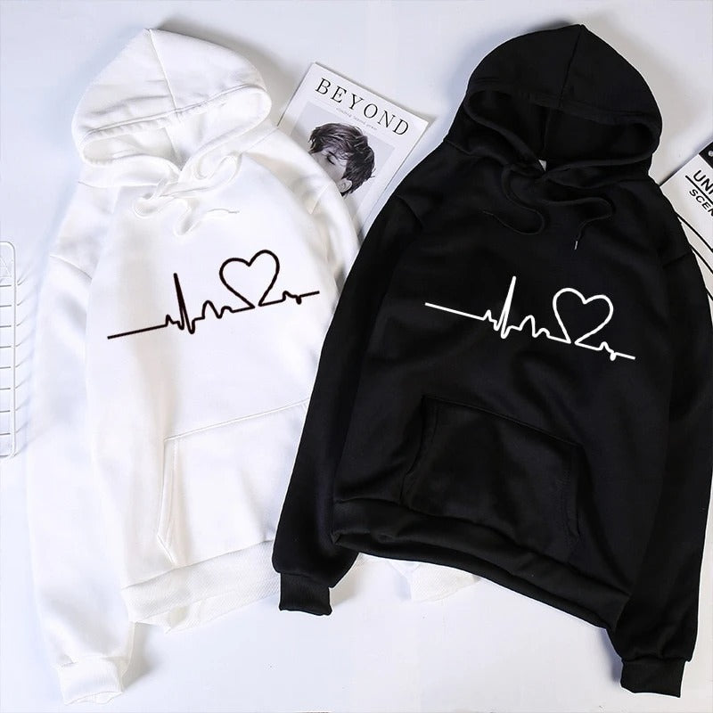 Lässiger Fleece-Hoodie in Übergröße, modischer Sport-Hoodie für Damen