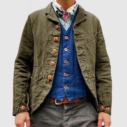 Herren Jeansjacke im Heavy-Wash-Look – Lockerer Schnitt für jede Jahreszeit