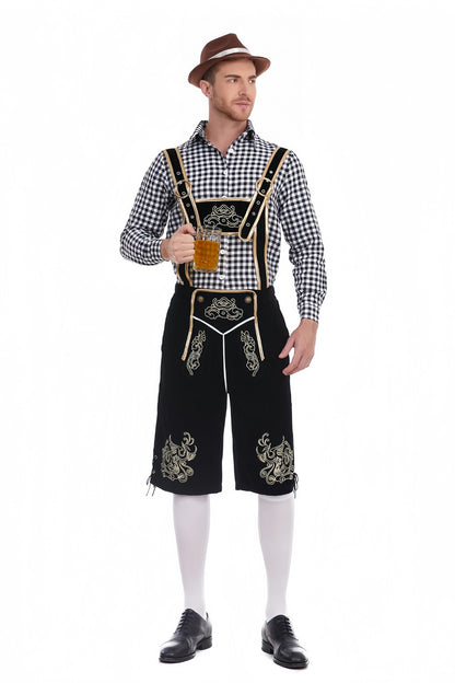 Fashion Personalized Beer Festival Men's Overalls Suit