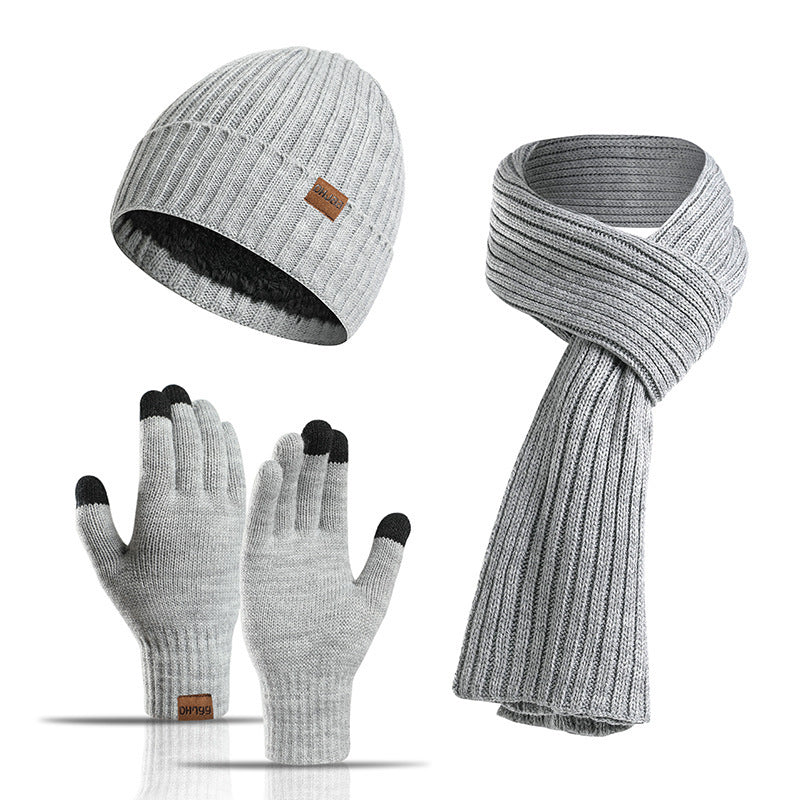 Winter Strick-Set 3-teilig – Mütze, Schal & Handschuhe, Unisex