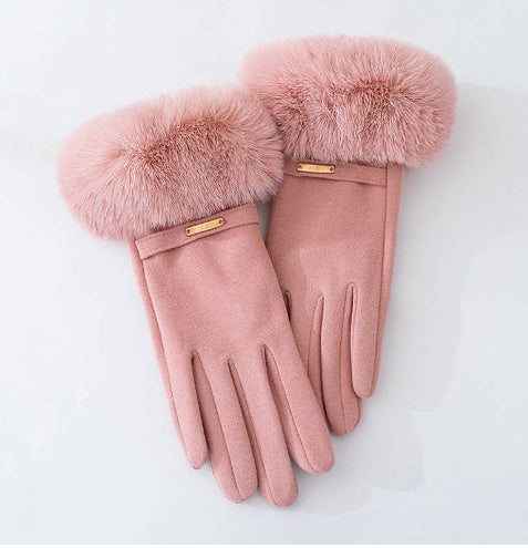 Touchscreen Warme Handschuhe Winter Frauen Fleece-gefüttert