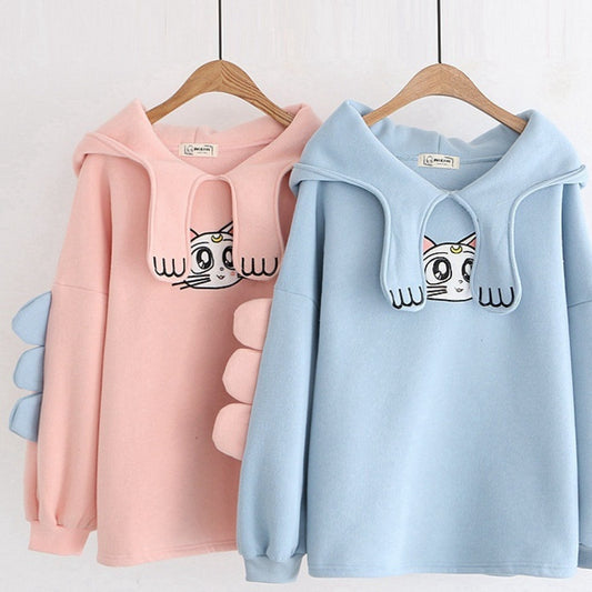 Merry Pretty Damen Hoodies Sweatshirt