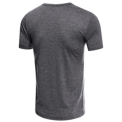 Herren Baumwoll-T-Shirt – Lockerer Schnitt, Kurzarm, Rundhals