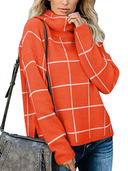 Karierter Pullover Pullover karierter Pullover