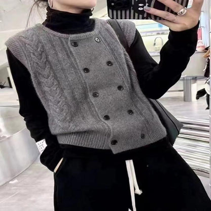 Chinesischen Stil Pullover Weste Strickjacke Frauen