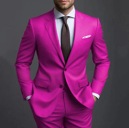 Herrenanzug Zweiteilig – Slim Fit Business Casual Anzug für Alltag & Anlass