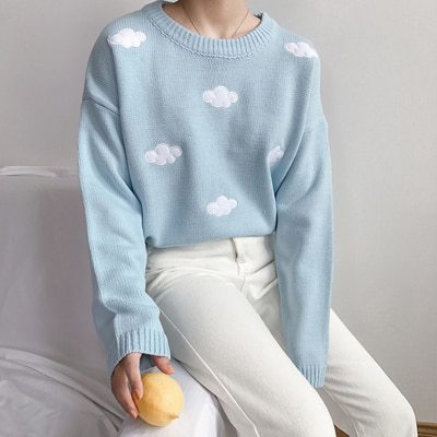 Lockerer Wolkenpullover