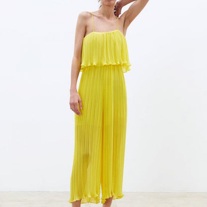 Eleganter sexy Rüschenoverall Damen