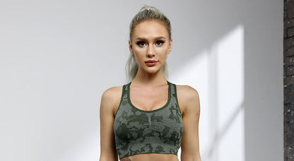 Sport-BH Hüftheben Fitness Shorts Grenzüberschreitender Sportanzug Nahtloser Yoga-Anzug Damen