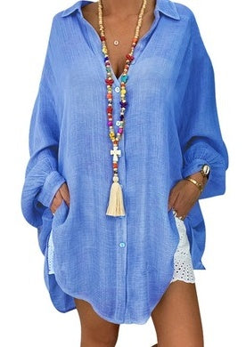 Frauen Shirts Casual Zerrissene Weibliche bluse