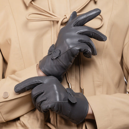 Schmetterlingshandschuhe im koreanischen Stil mit geteilten Fingern für Damen