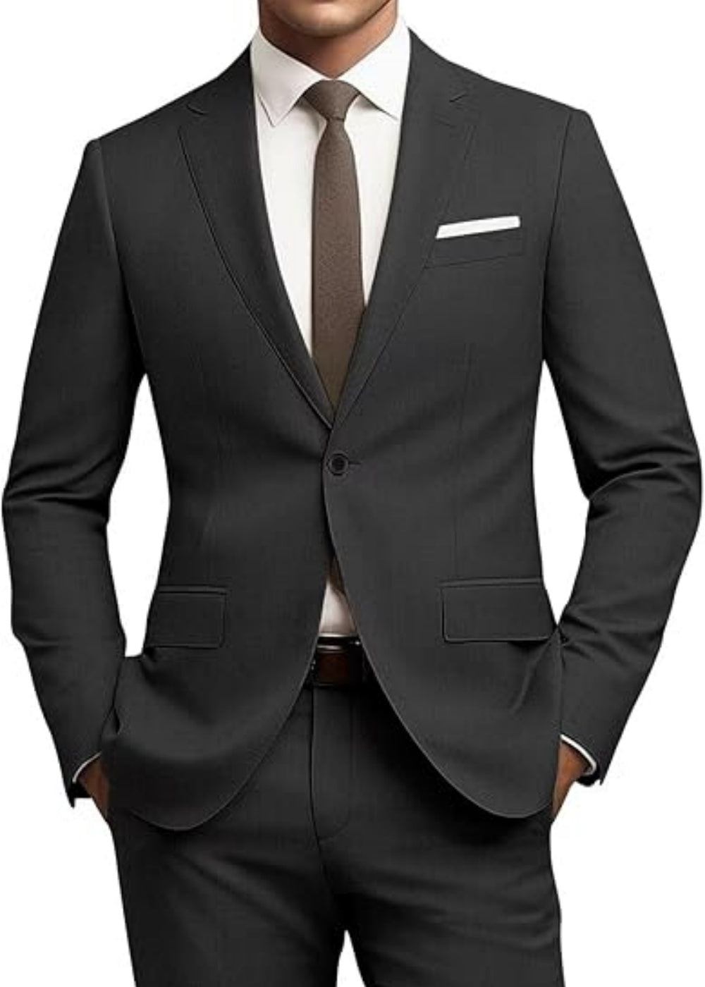 Herren Anzugset – Einfarbig & Vielseitig für Business und Freizeit
