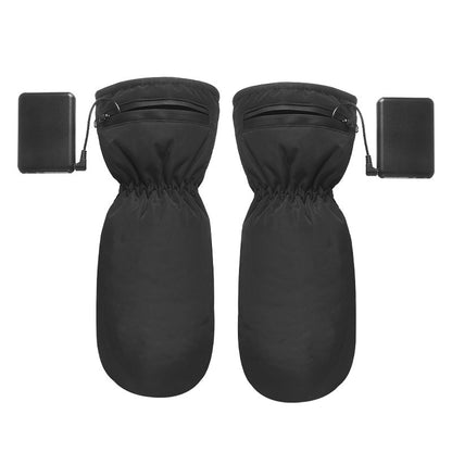 Elektrisch Beheizbare Handschuhe – USB Wärmehandschuhe mit Reißverschluss