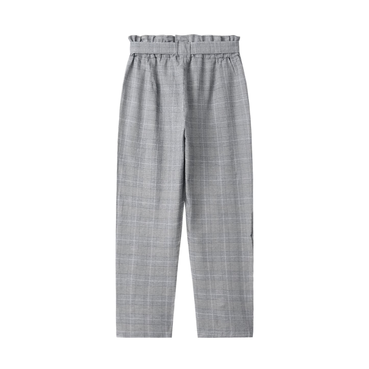 Lange Damenhose mit hoher Taille