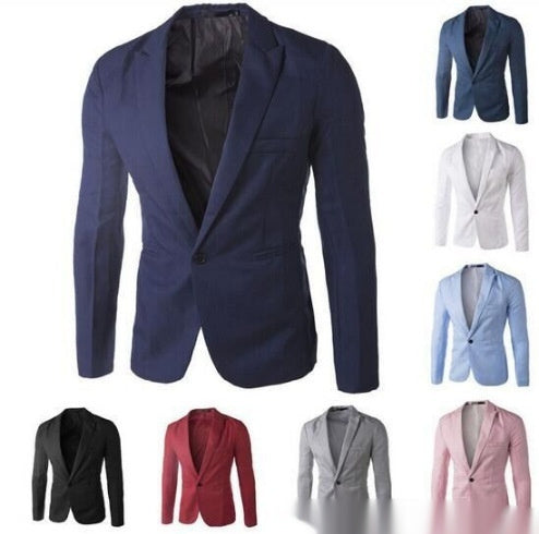 Herren Sakko Einreiher – Casual Style im Koreanischen Look
