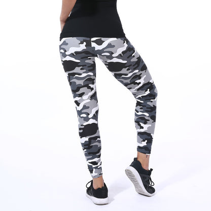 Leggings mit Camouflage-Print