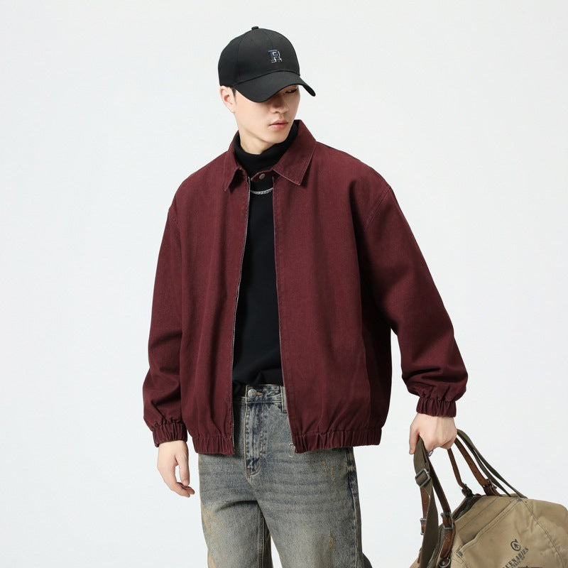 Herren Herbst Arbeitsjacke im lockeren Schnitt