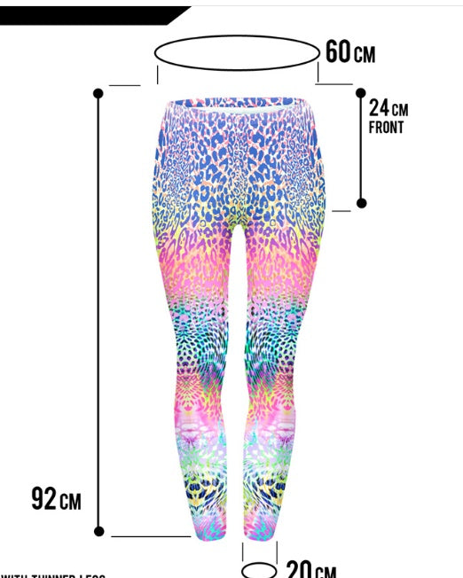 Wilde bunte Leggings