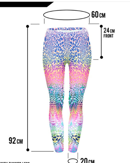 Wilde bunte Leggings