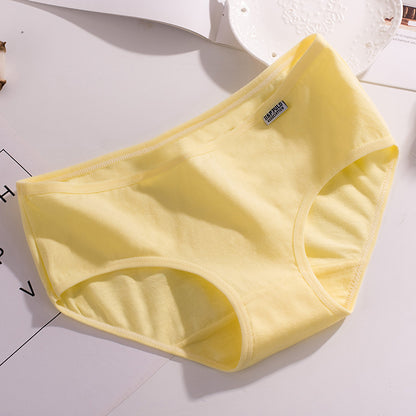 Mädchenunterwäsche, Damen-Baumwolle, mittlere niedrige Taille, große Größe, Studenten-Baumwolle, rote Slips aus Modal für Mädchen