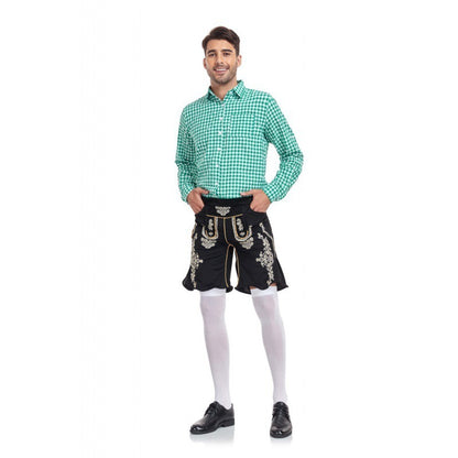 Traditional Beer Festival Men's Plaid Shirt