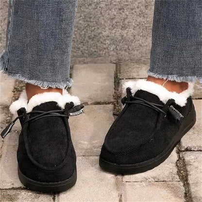 Schneestiefel Damen Warm Plüsch Stiefeletten Winterschuhe